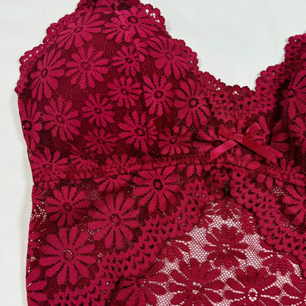 3pcs Floral Lace Lingerie Set