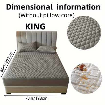 Waterproof Fitted Sheet Set - Soft & Comfortable Bedding