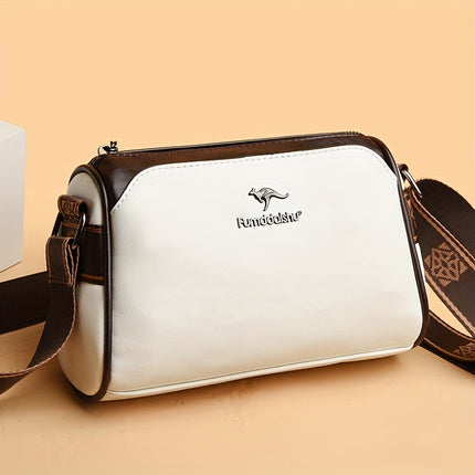 Trendy Solid Color Crossbody Bag