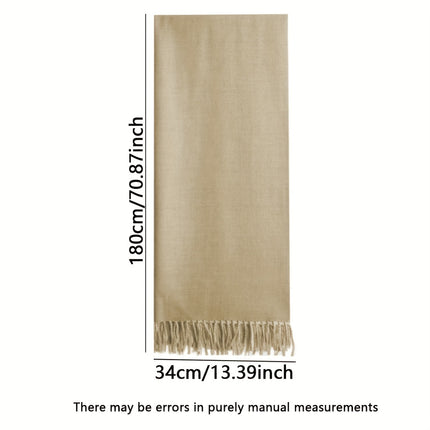 Elegant Cashmere-Feel Scarf for Women