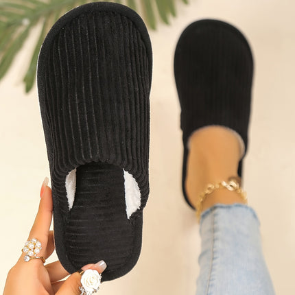 Plush Lined Cozy Indoor Slippers