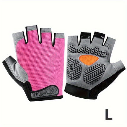 Breathable Half-Finger Sports Gloves for Cycling & Fitness