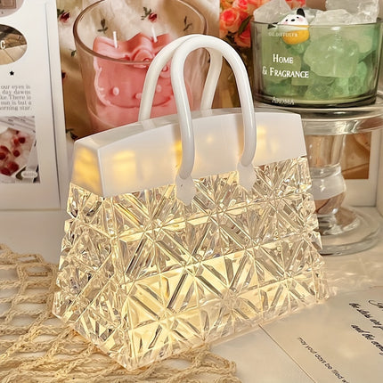Chic Bag LED Night Light - Romantic 3D Petal Design