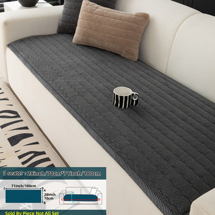 Bohemian Chic Plush Sofa Cover – Cozy, Stylish Protection