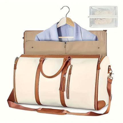 Large Capacity PU Leather Duffel Bag
