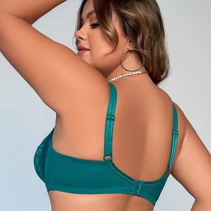 Plus Size Lace Comfort Bra