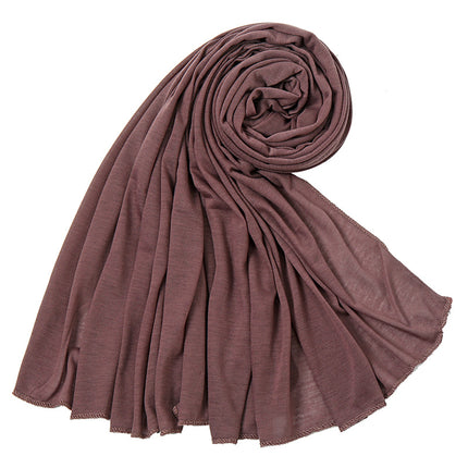 Solid Color Jersey Hijab Scarf