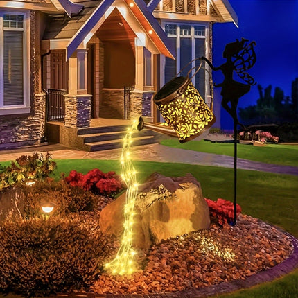 Solar Watering Can Fairy Light - Magical Garden Decor