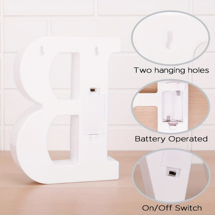 3pcs LED 'BAR' Sign Light Set