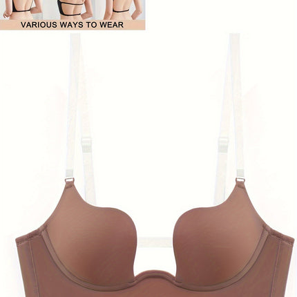 Hollow Out Scoop Push-Up Bra