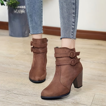 Chic Pointed Toe Ankle Booties