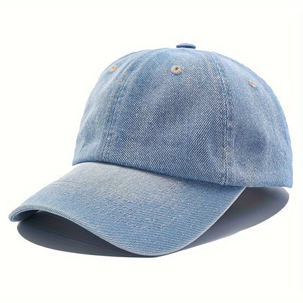 Men’s Denim Snapback Baseball Cap