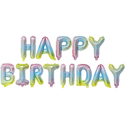 Customizable Foil Letter Balloon Banner