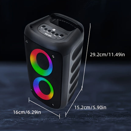Portable Boombox with Subwoofer