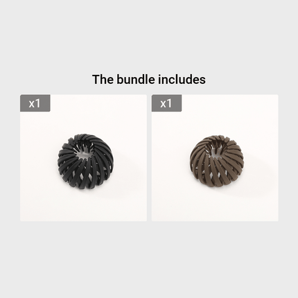 Fantasy Themed Matte Bun Hair Clip