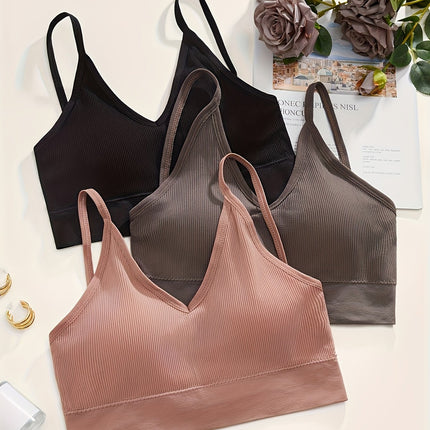 Three-Color Beauty Back Sports Bra