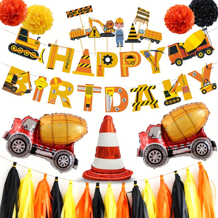 Engineering Tanker Party Set – Perfect for Boys' Birthdays