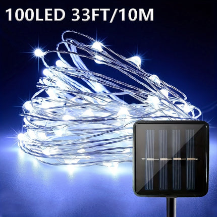 Solar Fairy Lights - Magical Outdoor Holiday Decorations