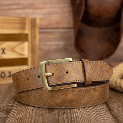 Vintage Casual Faux Leather Belt