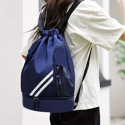 Versatile Drawstring Sports Gym Bag for Outdoor & Travel