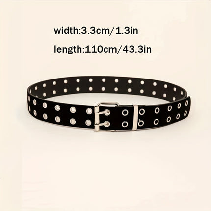 Casual Style Square Buckle Belt
