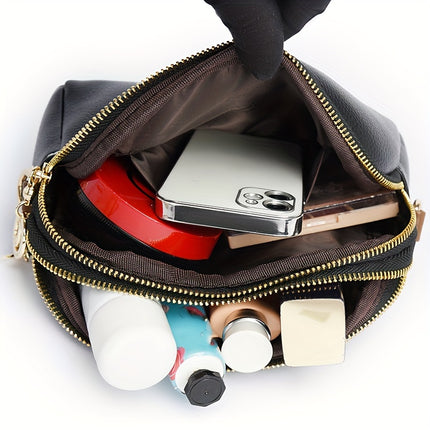 Retro Color Contrast Crossbody Bag