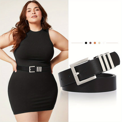 Plus Size Women's Leather Belt
