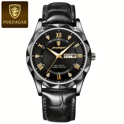 Casual Luminous Dual Calendar Quartz Watch