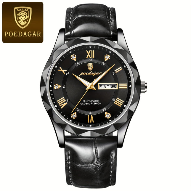 Casual Luminous Dual Calendar Quartz Watch