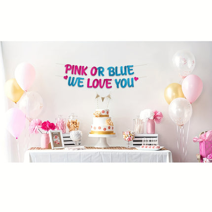Gender Reveal Party Banner – Exciting Baby Shower Decor