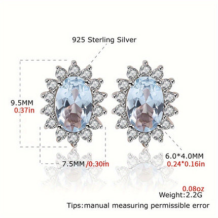 Sterling Silver Zirconia Jewelry Set