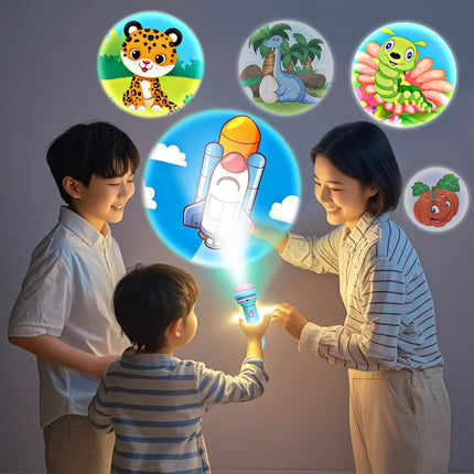 56-Pattern Projection Flashlight – Fun Learning & Play!
