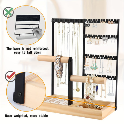 Metal Desktop Jewelry Rack