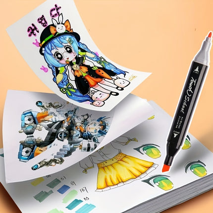 Dual Tip Art Markers Set for Artists