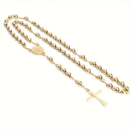3pcs Cross Beaded Bracelet Set