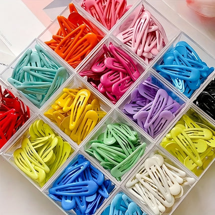 Y2K Candy Color Hair Clips Set