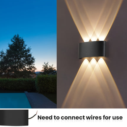 6W LED Wall Lamp - Waterproof, Easy Install for Indoor/Outdoor