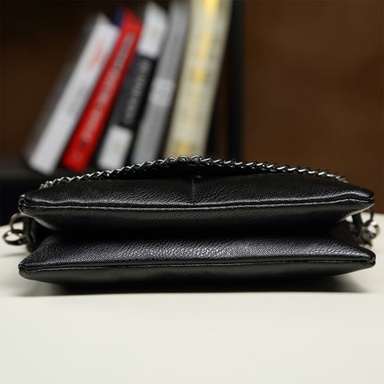 Minimalist Solid PU Crossbody Bag