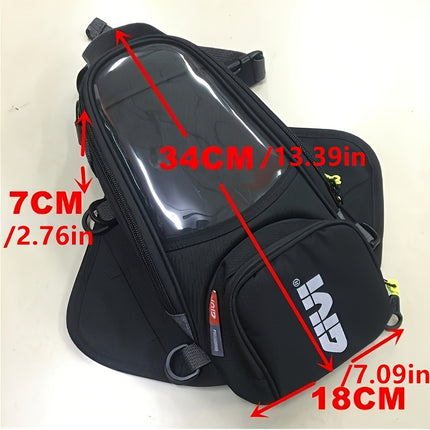 Multi-Functional Motorcycle Fuel Tank with Navigation & Storage