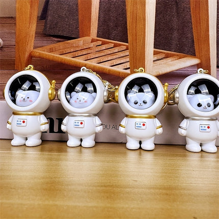 Astronaut Bear Night Light Keychain