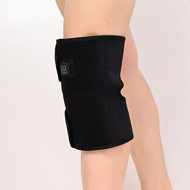 Electric Heating Knee Brace with Vibration Massage - USB Powered