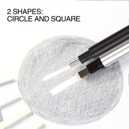 Dual-Head Art Pencil with Eraser