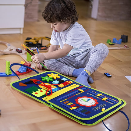 25-in-1 Busy Board – Ultimate Learning Fun for Toddlers! - Monti Bargains