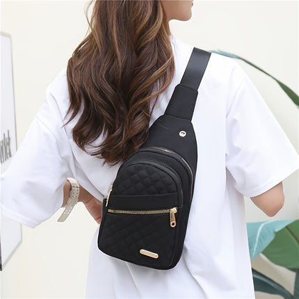 Quilted Casual Chest Bag