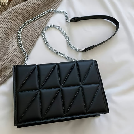 Quilted Chain Crossbody Bag