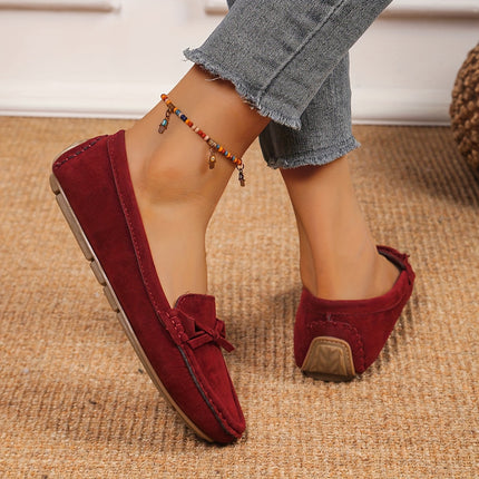 Women's Retro Bow Loafers