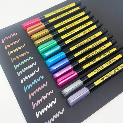 Metallic Glitter Paint Marker Pens