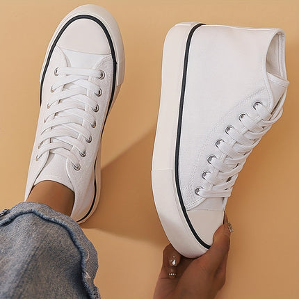 Trendy High Top Chunky Canvas Sneakers