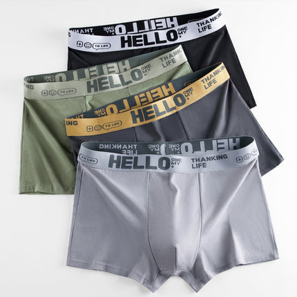 4-Pack Men's Cotton Boxer Briefs