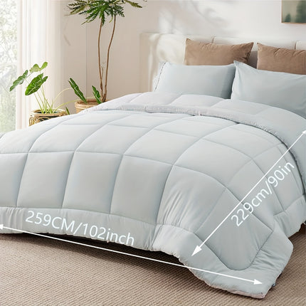 All-Season Soft & Cozy Quilted Comforter Insert